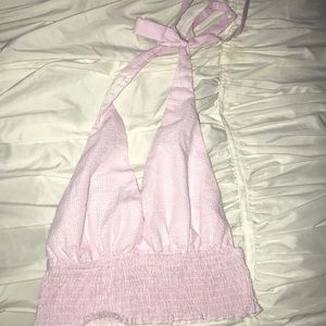 Light pink LF halter